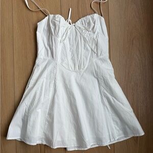 White corset Dress